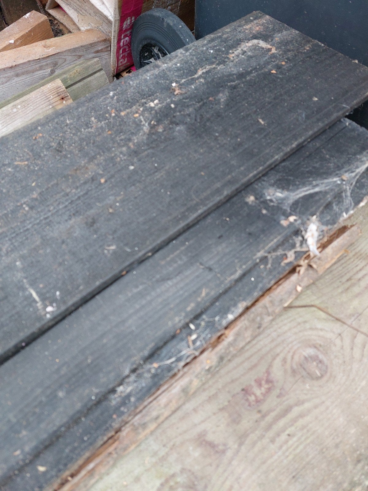 hard houten vlonderplanken,schaaldelen,rabbathout,meranti, Ophalen, Plank, Overige houtsoorten, 50 mm of meer