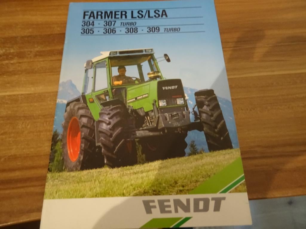 Fendt Famer LS/LSA 304 tot 309 turbo folder, Ophalen of Verzenden, Nieuw, Folder