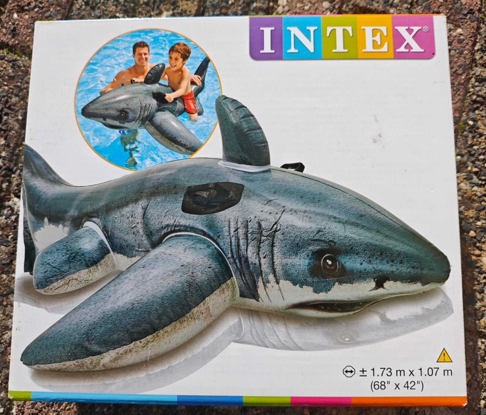 Intex Opblaasfiguur Zwembad Haai 1.73 Nieuw in verpakking, Ophalen, Nieuw