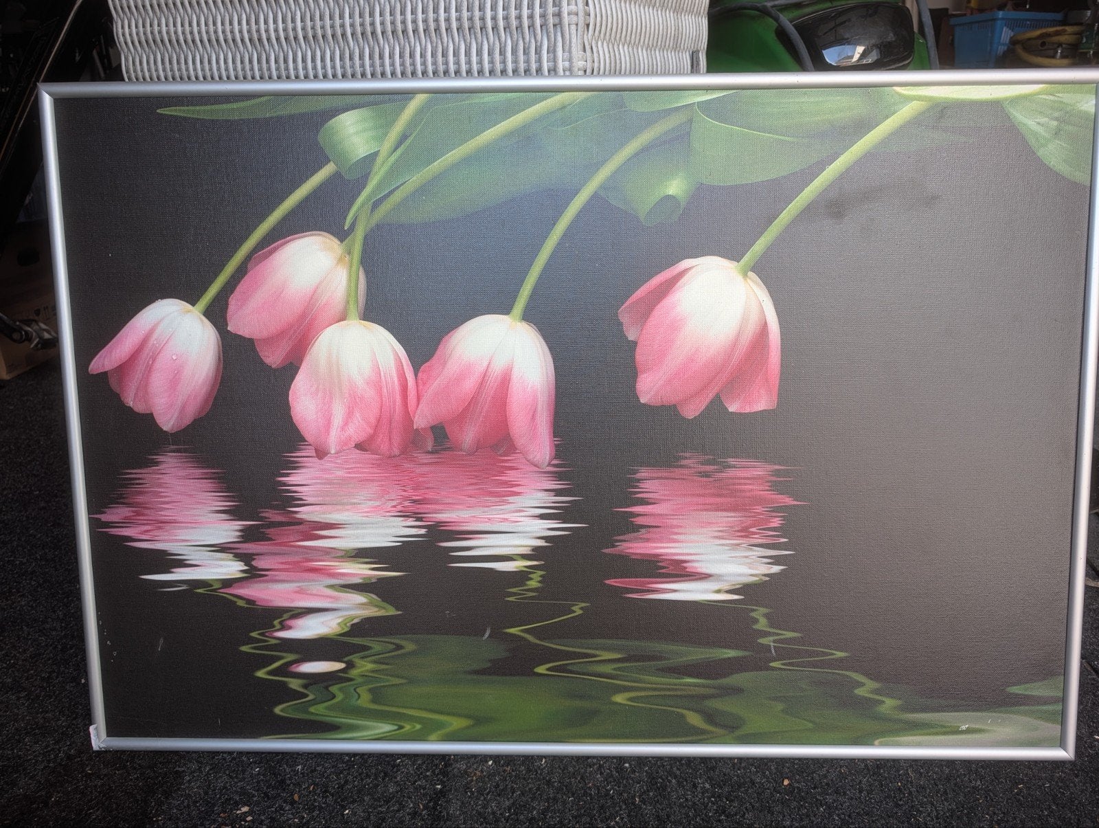 Infrarood verwarmingspaneel in schilderij-vorm (90x60x5cm), 30 tot 80 cm, 500 tot 800 watt, Overige typen, Ophalen of Verzenden