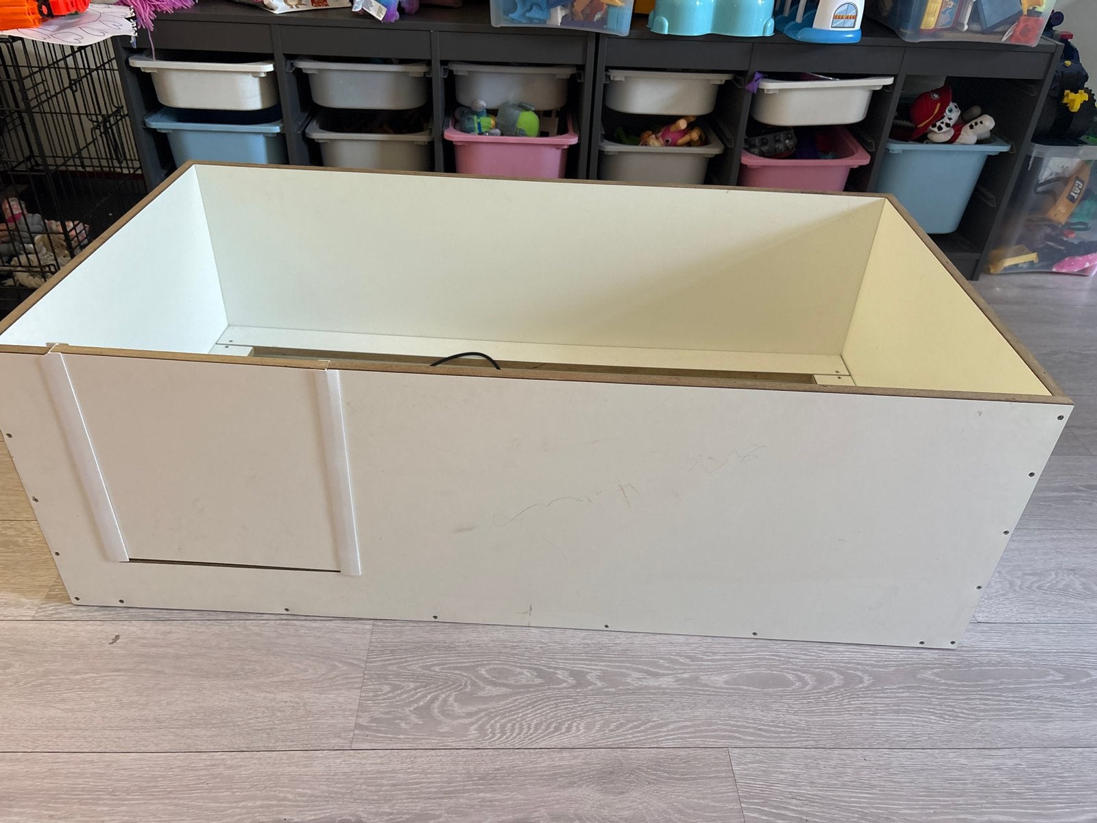 Werp kist hondem voor kleine hondjes, Ophalen, Gebruikt