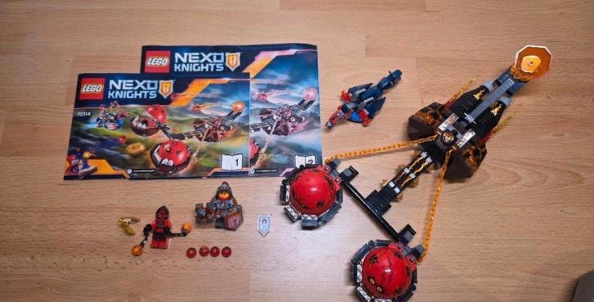 LEGO Nexo Knights 70314 Beast Master's Chaos Chariot, Overige thema's, Lego, Ophalen of Verzenden, Zo goed als nieuw