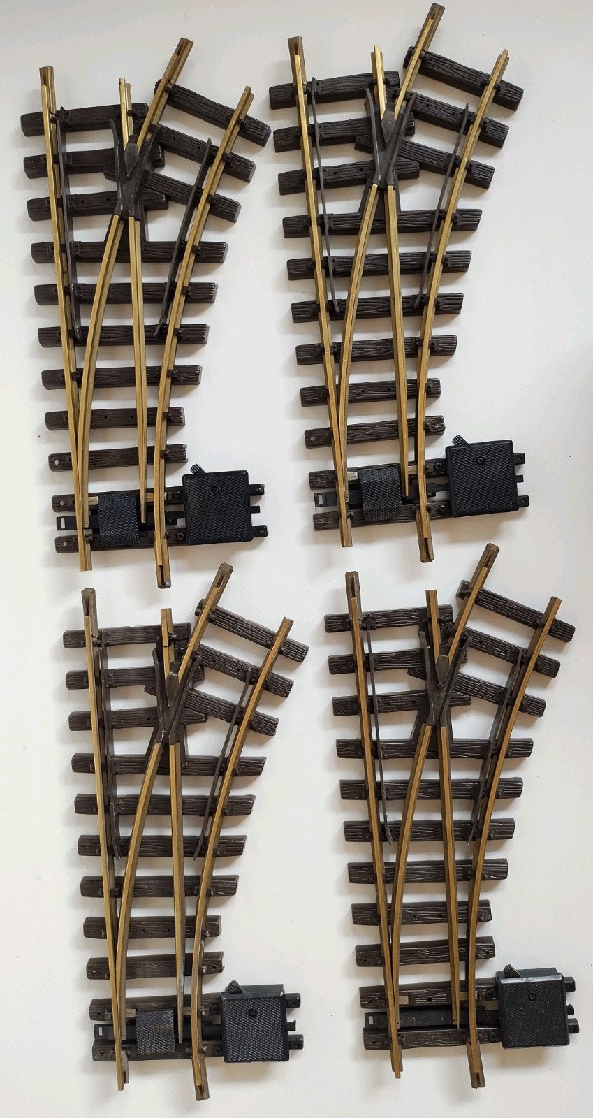 LGB 1200 (12000) wissels rechts vier stuks, Ophalen of Verzenden, Gelijkstroom, Rails, LGB