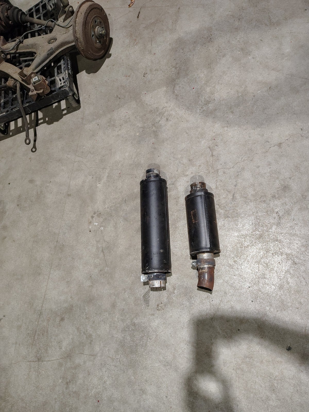 simons uitlaat dempers en pijp 2,5 inch, Auto-onderdelen, Uitlaatsystemen, Ophalen, Gebruikt