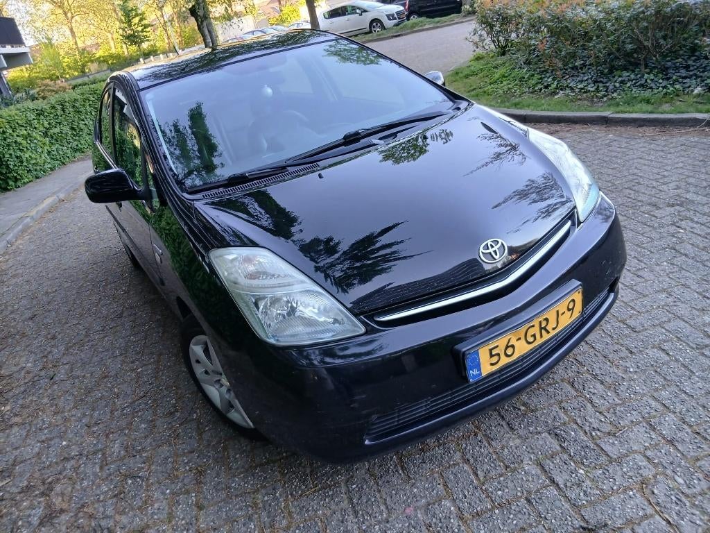 Toyota Prius 1.5 HSD 2008 Zwart-Hybrid, Auto's, Toyota, 1497 cc, 4 cilinders, Origineel Nederlands, Prius