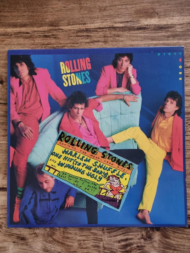 The Rolling Stones - Dirty Work LP (1986), Ophalen of Verzenden, Gebruikt, 12 inch