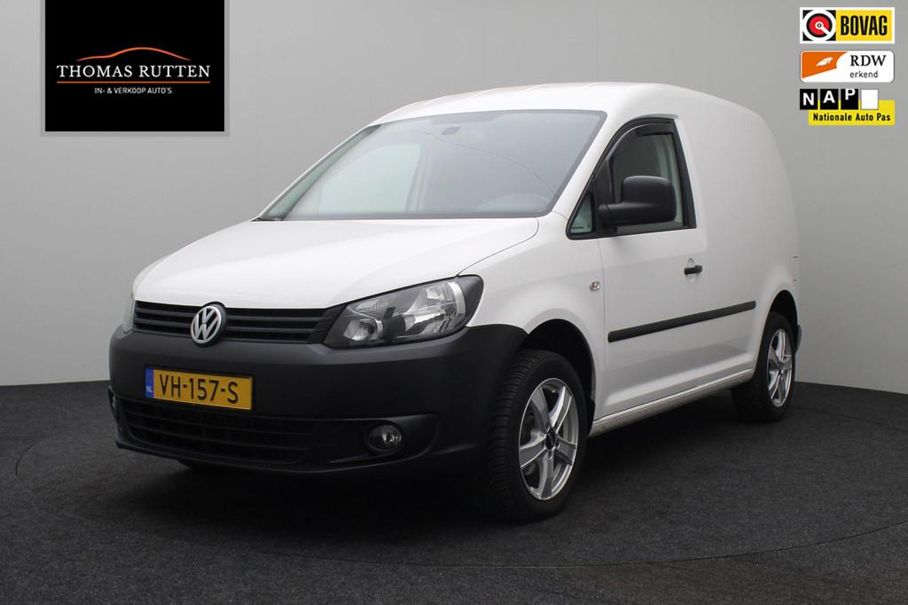 Volkswagen Caddy 1.6 TDI 2014 | Airco | Navigatie | Achterui, Auto's, Bestelauto's, Voorwielaandrijving, Stof, Gebruikt, Zwart