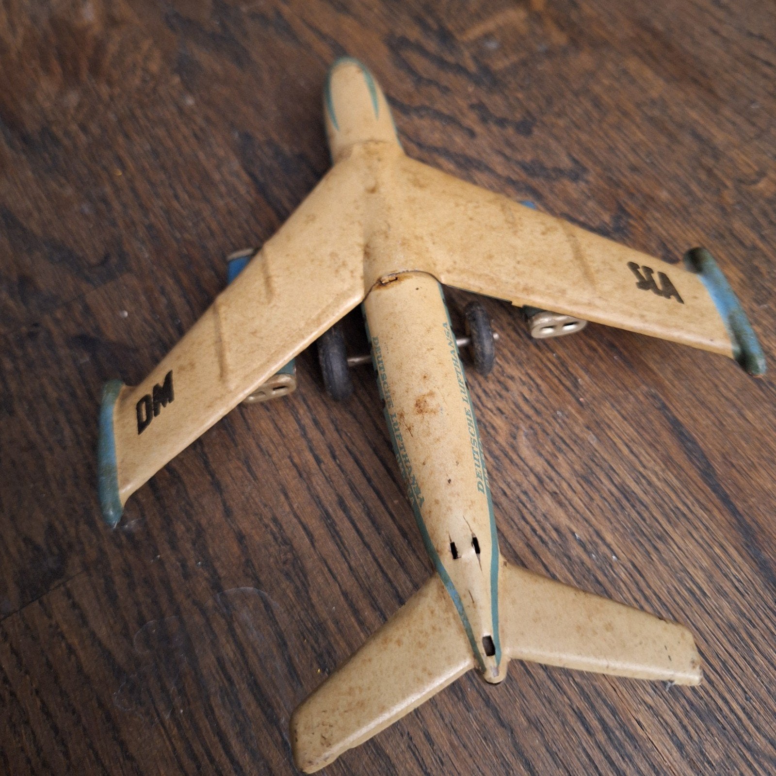Vintage Deutsche Lufthansa Baade 152 Vliegtuig Schaalmodel, Ophalen of Verzenden, Gebruikt, Schaalmodel