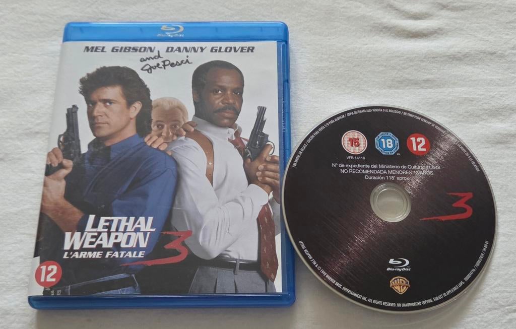 Lethal Weapon 3/Actie/Blu-ray, Ophalen of Verzenden, Zo goed als nieuw, Actie