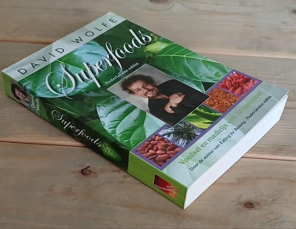 Superfoods - David Wolfe (Nederlandse editie), Boeken, Ophalen of Verzenden, Gelezen, Dieet en Voeding, David Wolfe