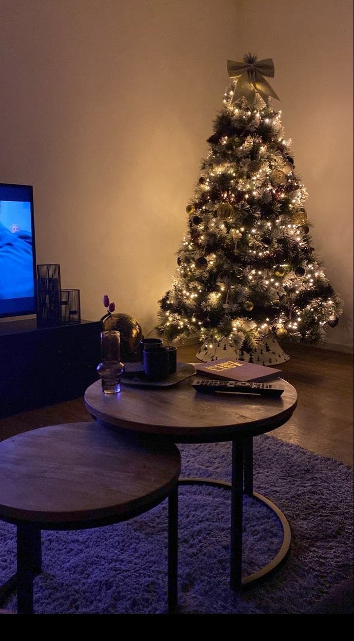 Kunst kerstboom met sneeuw, Ophalen, Zo goed als nieuw