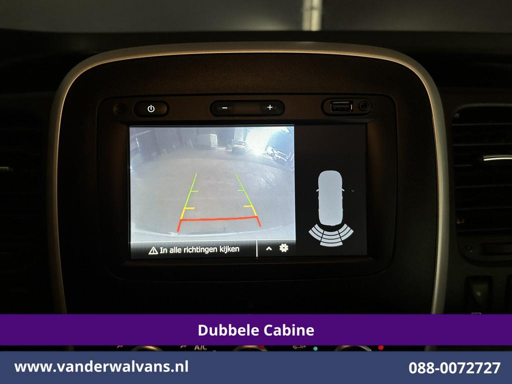 Renault Trafic 2.0 dCi 120pk L2H1 Dubbele Cabine Euro6 Airco, Voorwielaandrijving, Stof, Gebruikt, Euro 6