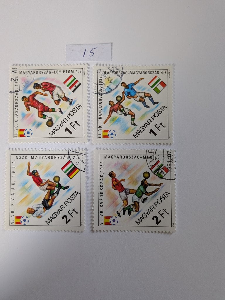 Voetbal, Verzenden, Gestempeld