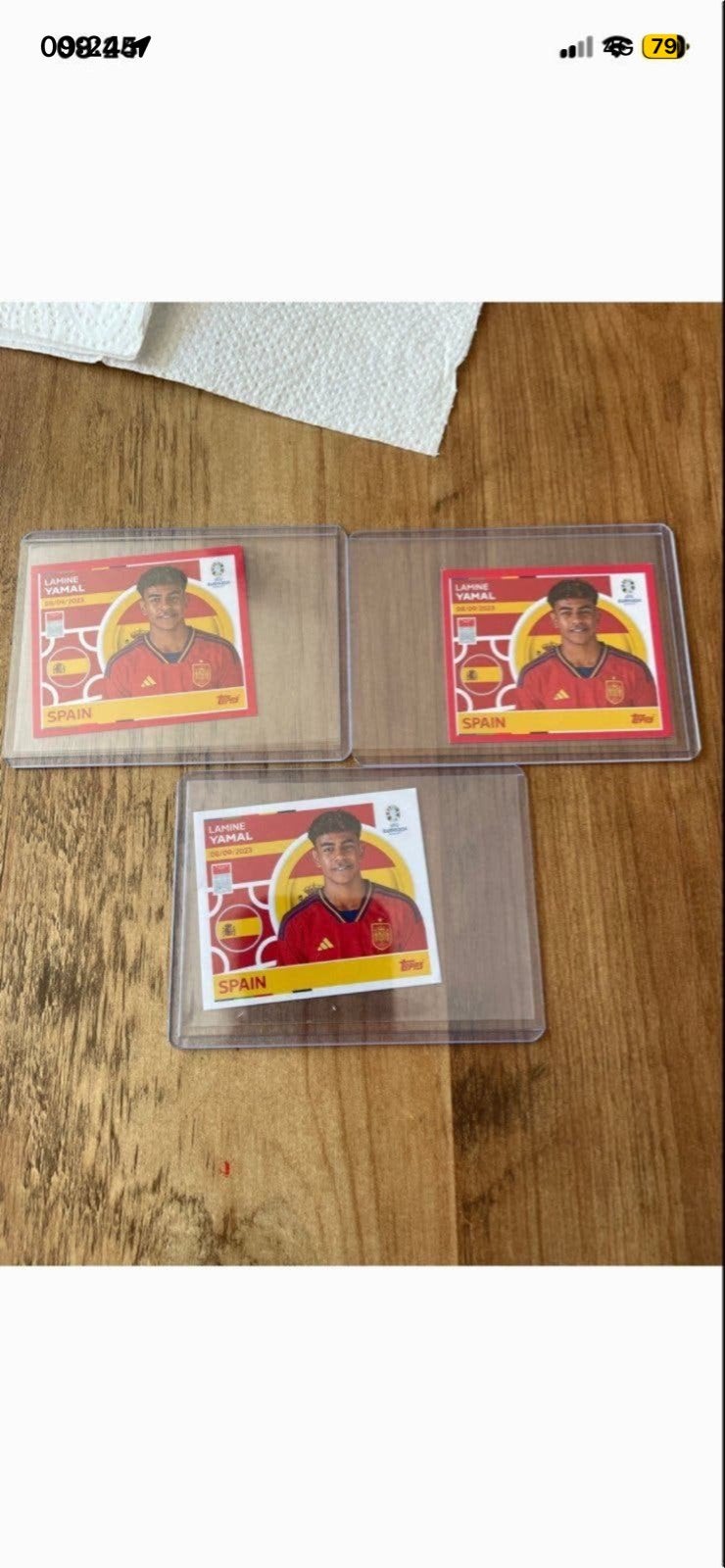 Lamine Yamal Spelerskaarten - Spanje RC 2024, Ophalen of Verzenden, Zo goed als nieuw, Buitenlandse clubs, Spelerskaart