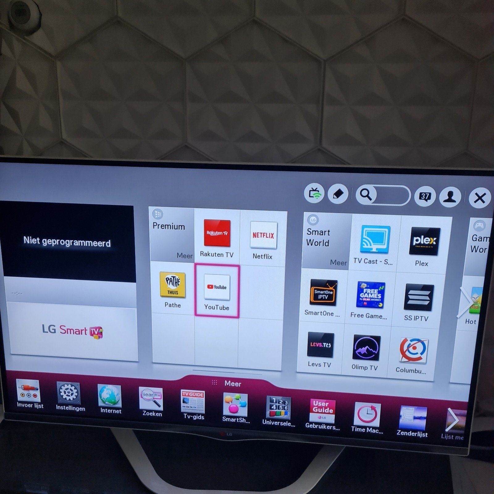 LG tv 45 inch, Ophalen, 100 cm of meer, 50 Hz, LG