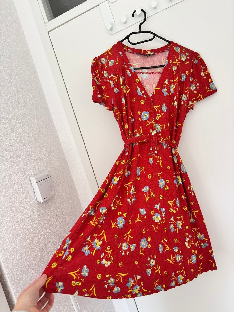 French Connection Summer Dress Size M, Maat 38/40 (M), French Connection, Oranje, Ophalen of Verzenden