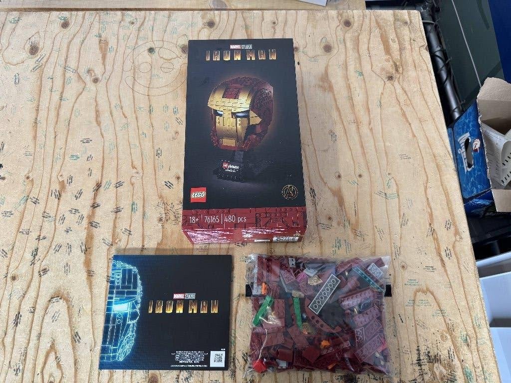 LEGO Marvel Iron Man helm (76165), Compleet, Info@lego.com, Lego, Ophalen of Verzenden