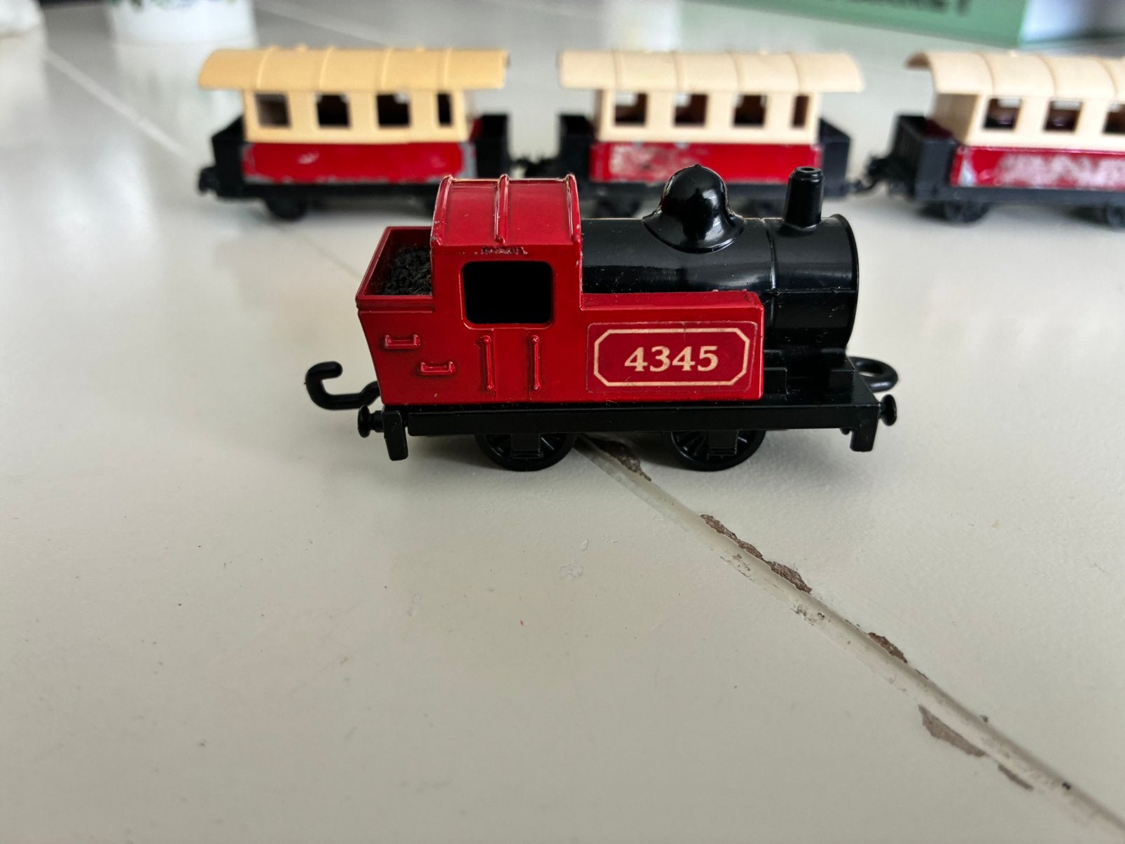 Matchbox Superfast Stoomtrein met wagons, Ophalen of Verzenden, Zo goed als nieuw, Auto