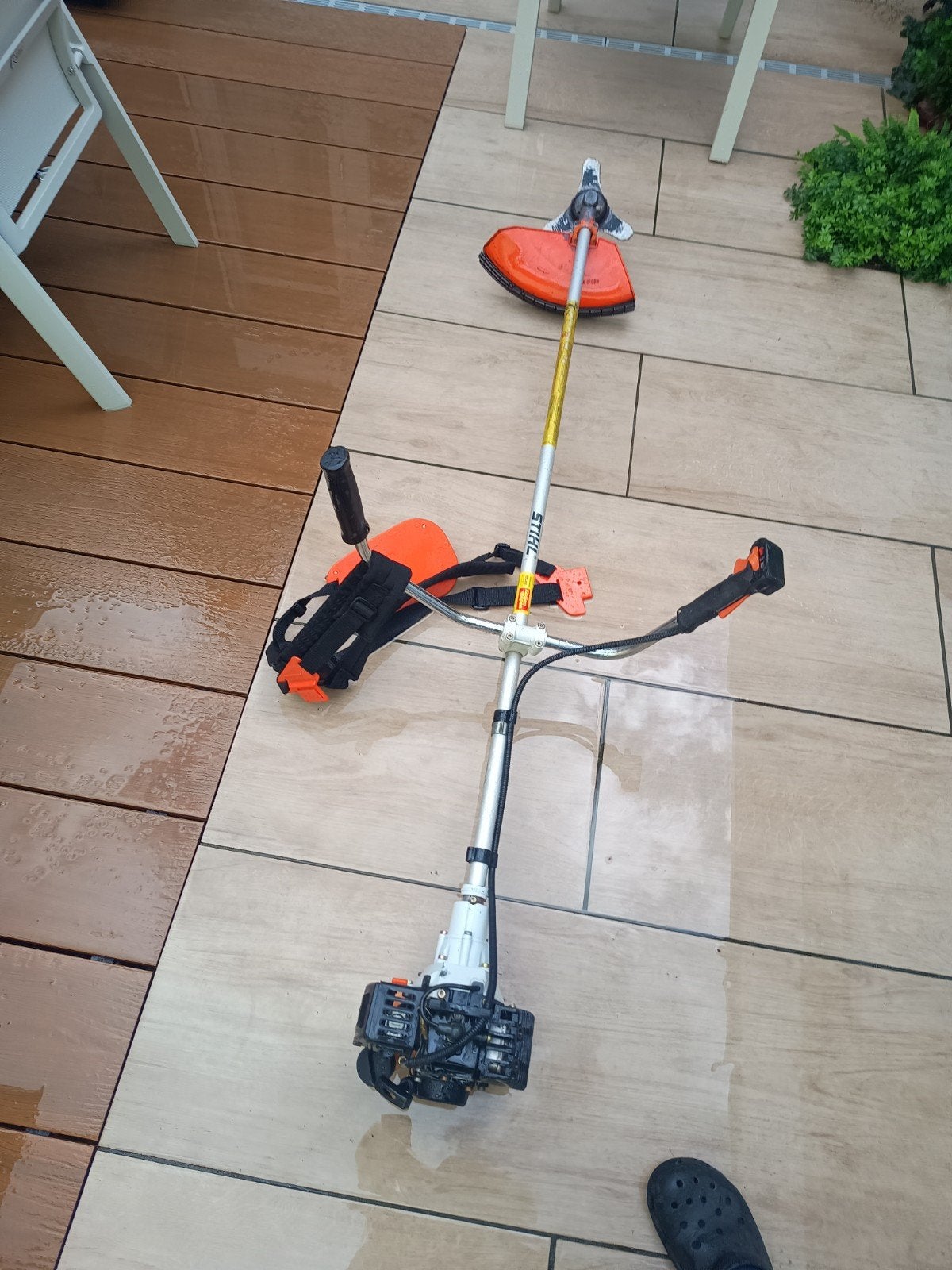 bosmaaier Stihl fs86, Tuin en Terras, Ophalen of Verzenden, Zo goed als nieuw, Benzine