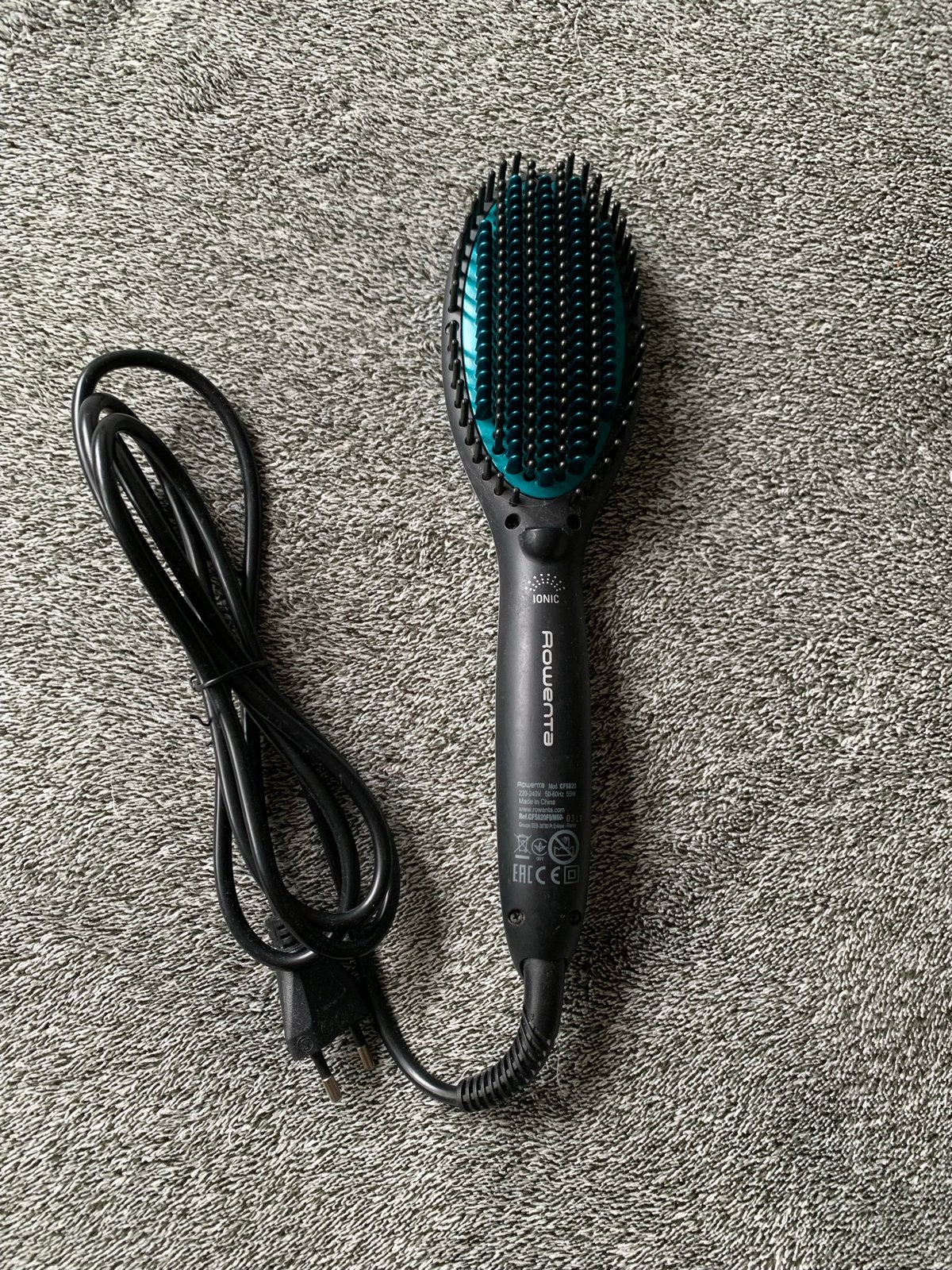Rowenta Power Straight CF5820 Stijborstel, Ophalen of Verzenden, Gebruikt, Krultang of Stijltang