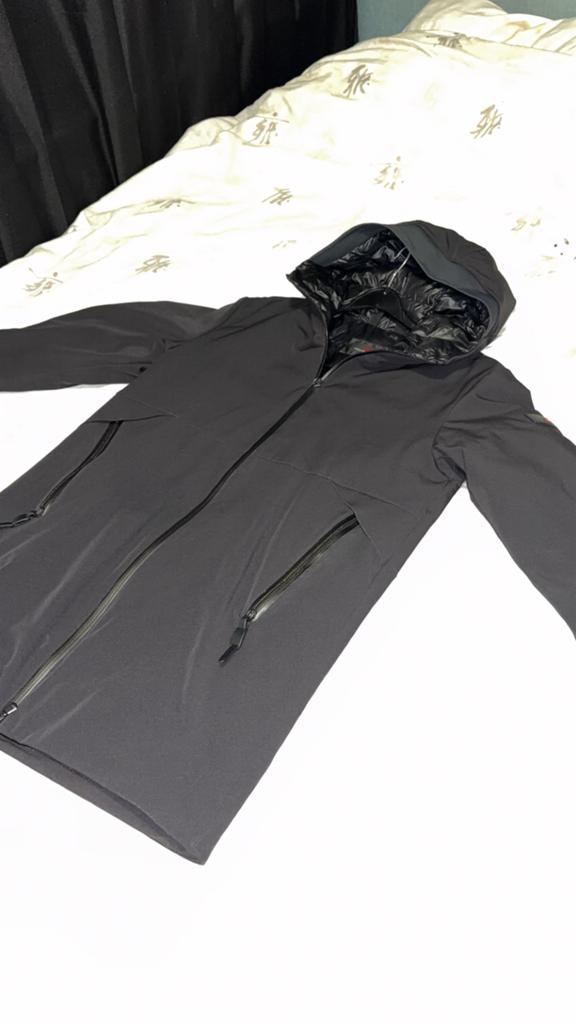 Peuterey lange jas, Kleding | Heren, Jassen | Winter, Ophalen of Verzenden, Zo goed als nieuw, Maat 46 (S) of kleiner, Zwart