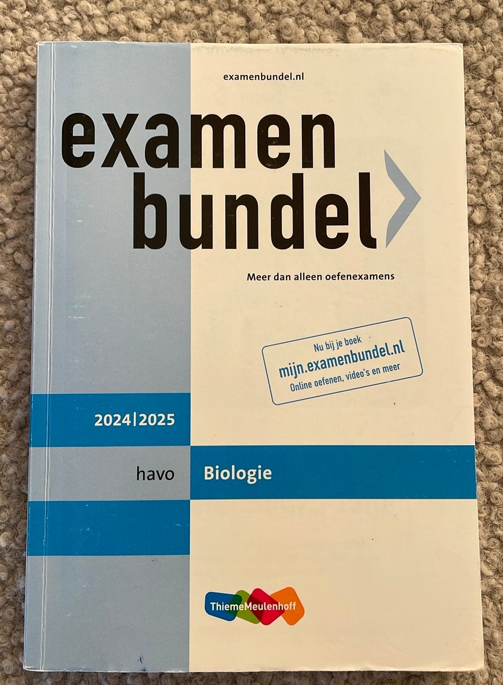 Examenbundel Biologie 2024-2025, Boeken, Ophalen of Verzenden, Gelezen, HAVO, Biologie