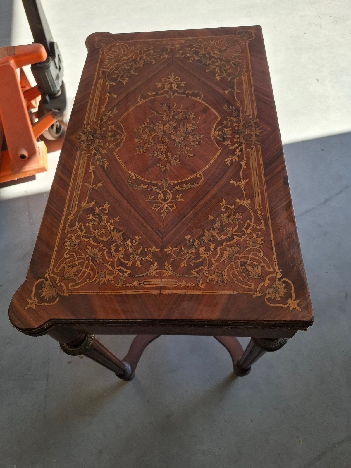 antieke draaibaar gaming (poker) tafel, Ophalen, Minder dan 55 cm, 60 cm of meer, Rechthoekig