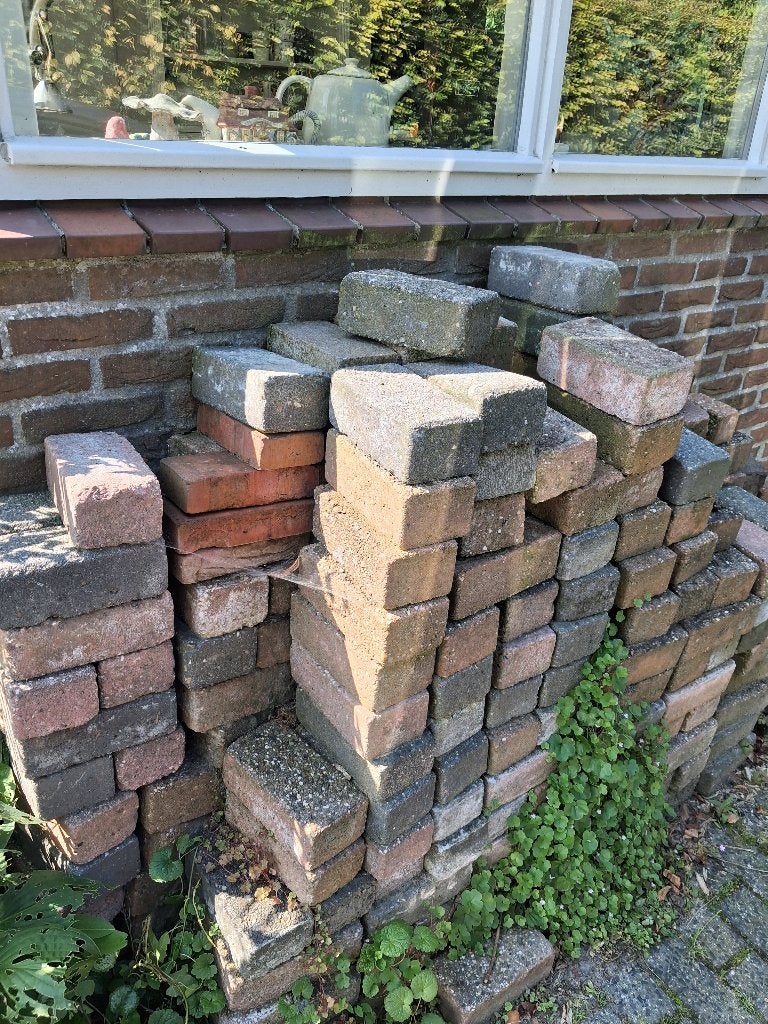 Stenen, Gebruikt, Klinkers, Ophalen of Verzenden, 10 m² of meer