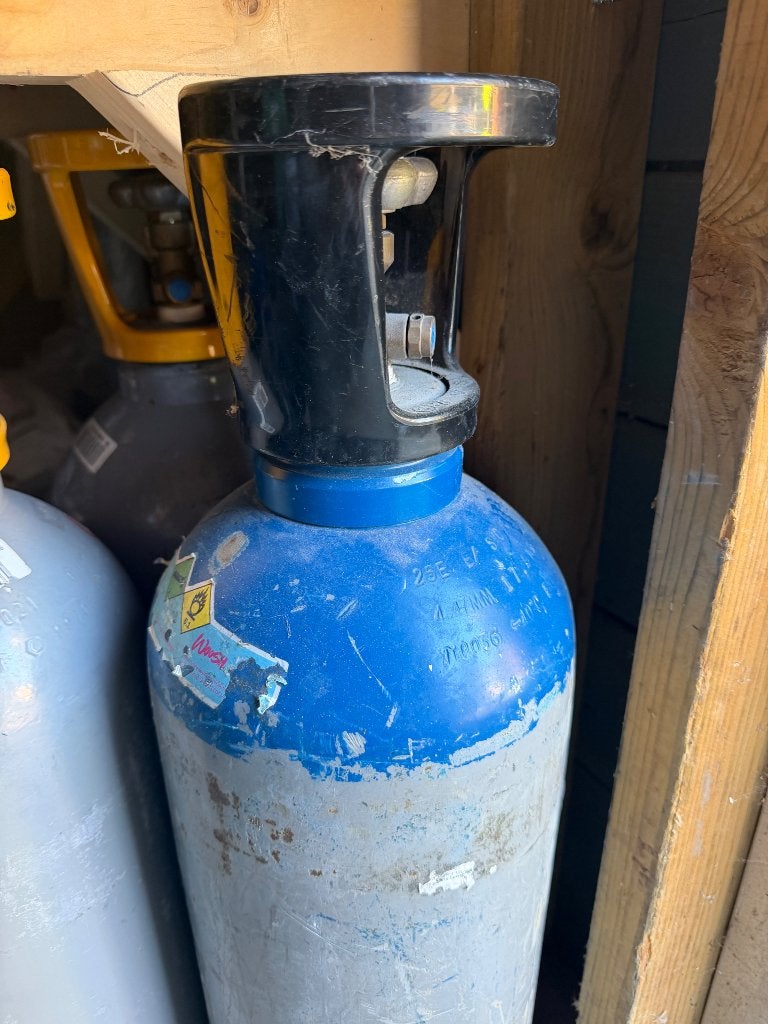 Zuurstoffles 10kg, Ophalen, Gebruikt, 250 ampère of meer, Co2