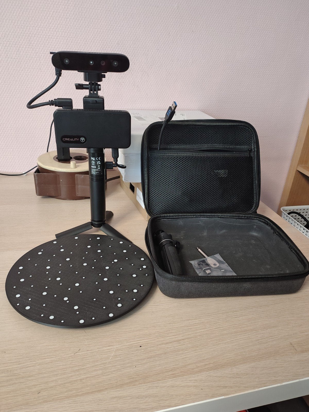 Creality ferret pro 3D Scanner met Draaitafel, Ophalen of Verzenden, Zo goed als nieuw, Creality
