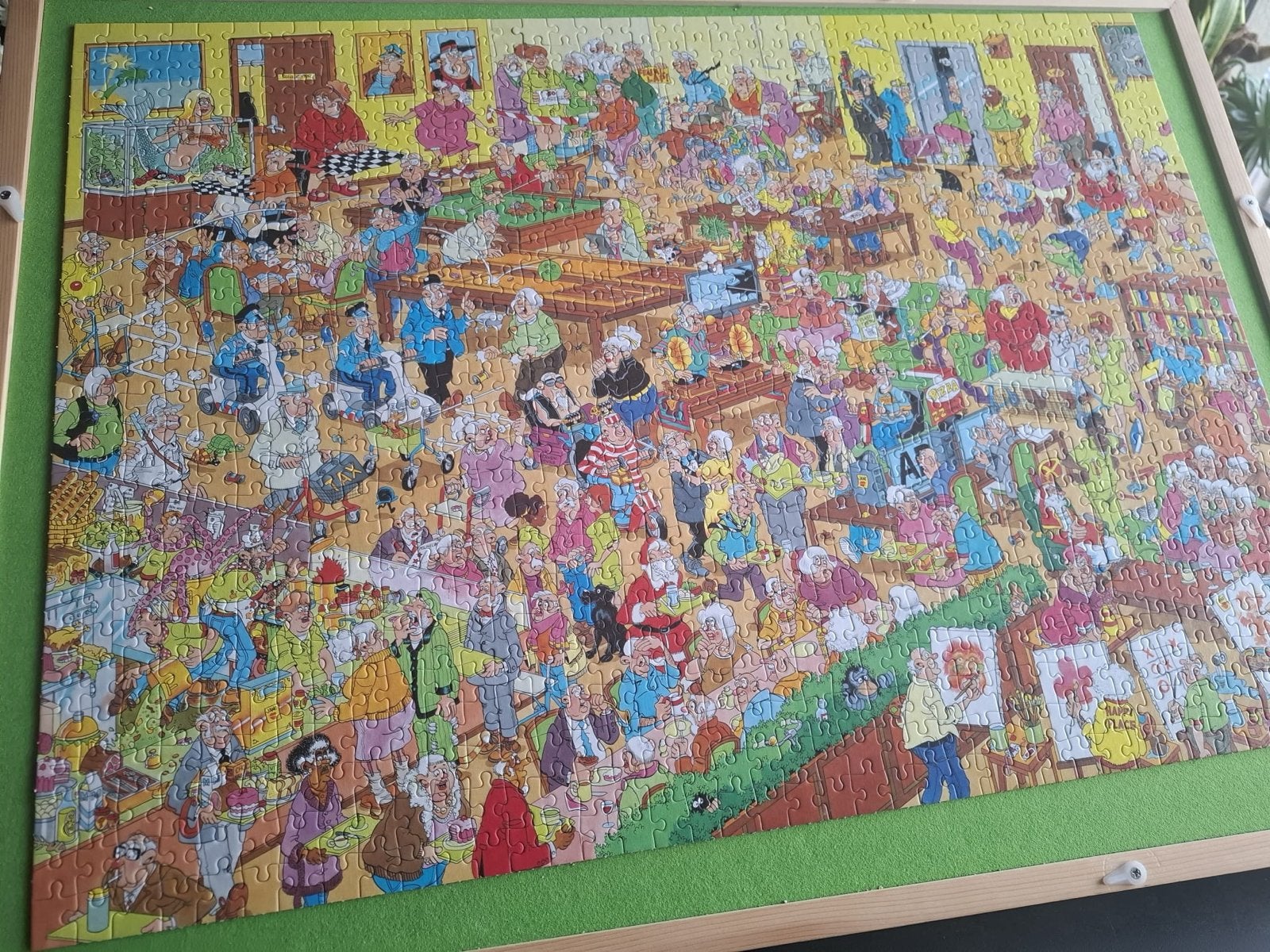 Jan van Haasteren legpuzzel 1000 stukjes, Hobby en Vrije tijd, Denksport en Puzzels, Ophalen, 500 t/m 1500 stukjes, Zo goed als nieuw
