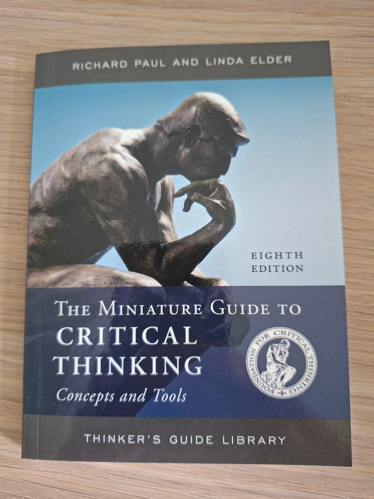 Miniature guide to critical thinking, Boeken, Nieuw, Ophalen of Verzenden, WO, Richard Paul, Linda Elder
