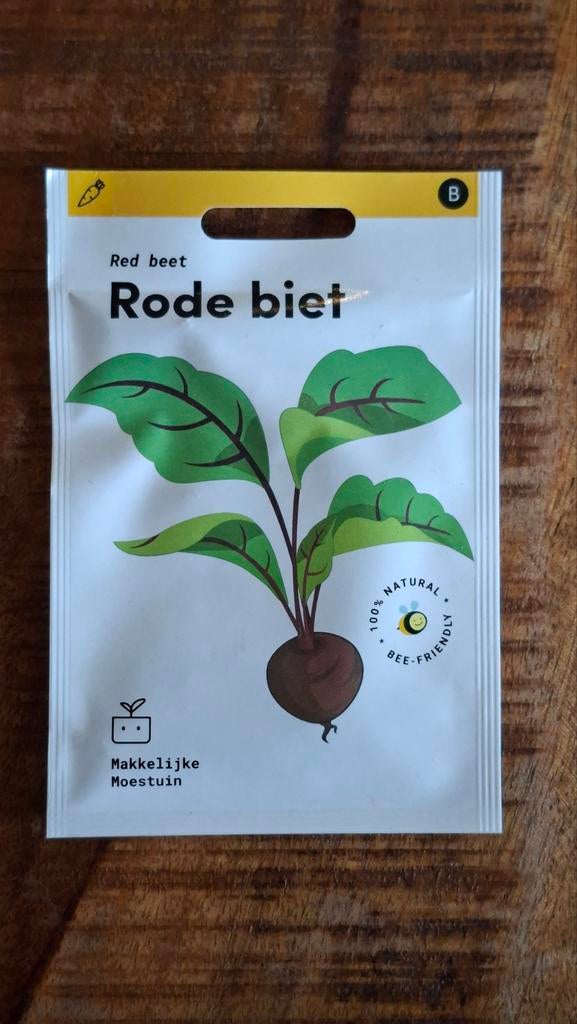 Makkelijke moestuin - Rode bieten zaden, Ophalen, Volle zon