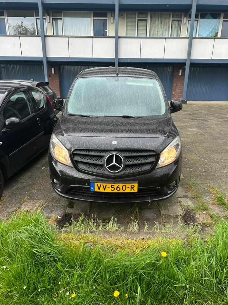 Mercedes-Benz Citan BleueEfficiency 1.5 CDI 55KW 2016, Auto's, Bestelauto's, 74 pk, 4 cilinders, Zwart, 24 km/l