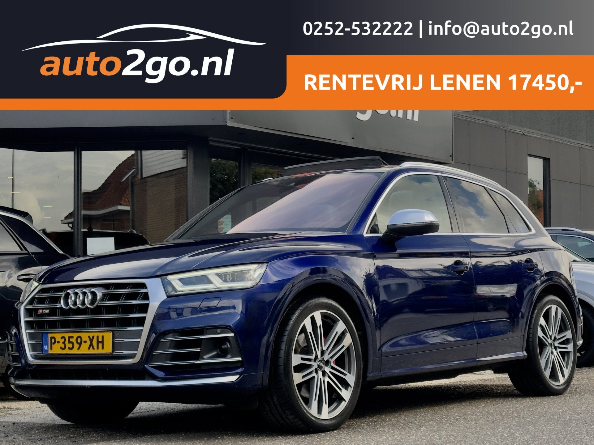 Audi Q5 3.0 TFSI SQ5 AUT8 QUATTRO PRO-LINE PLUS PANODAK DESI, Auto's, Automaat, Dealer onderhouden, Gebruikt, Euro 6