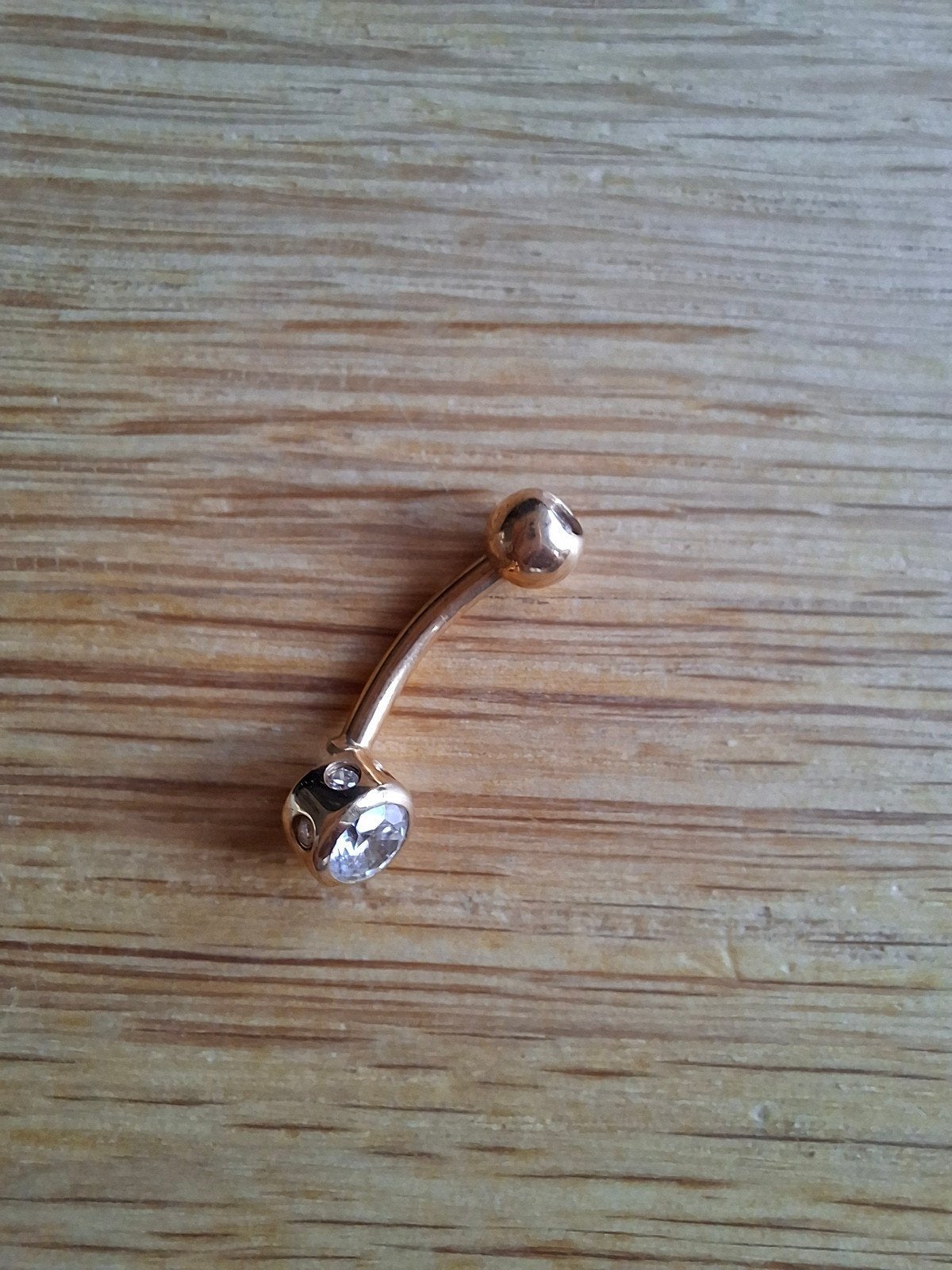 NIEUW! Partij 14k gouden navelpiercing met kristal (7 stuks), Sieraden, Tassen en Uiterlijk, Piercings, Navelpiercing, Nieuw, Ophalen of Verzenden
