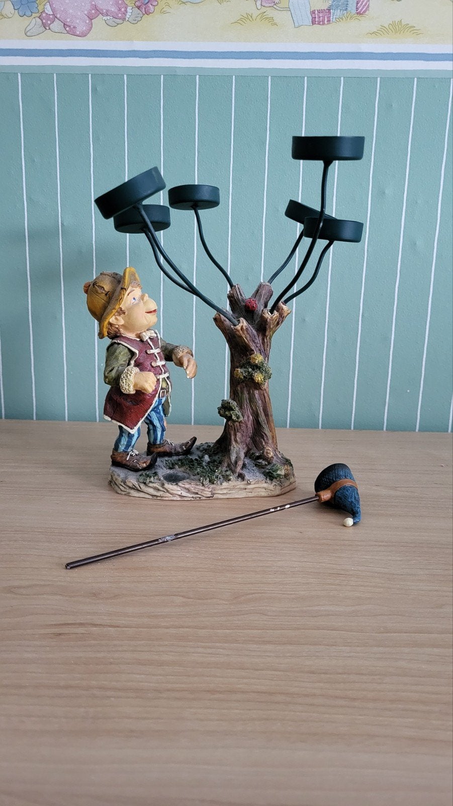 Laaf waxinelichtjes houder, Verzamelen, Ophalen, Zo goed als nieuw, Beeldje of Poppetje