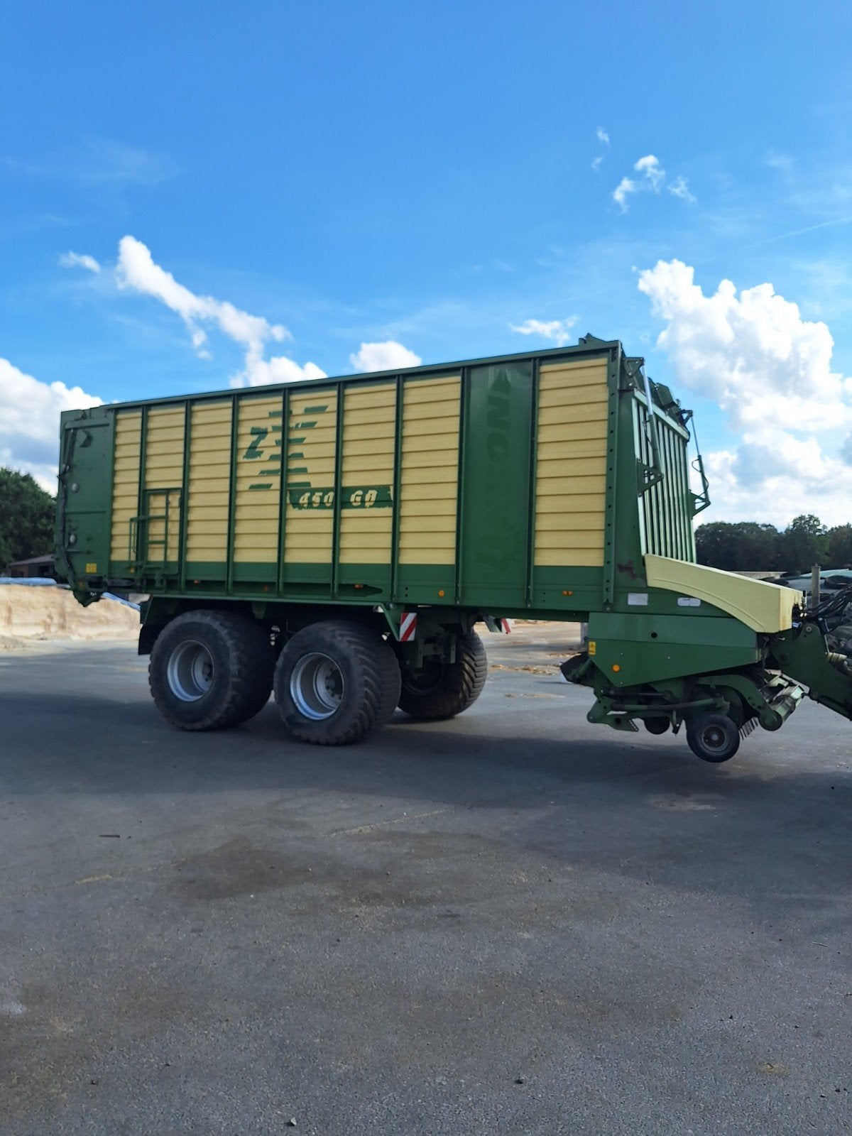 Krone ZX 450 GD Opraapwagen, Silagewagen, Graswagen, Ophalen