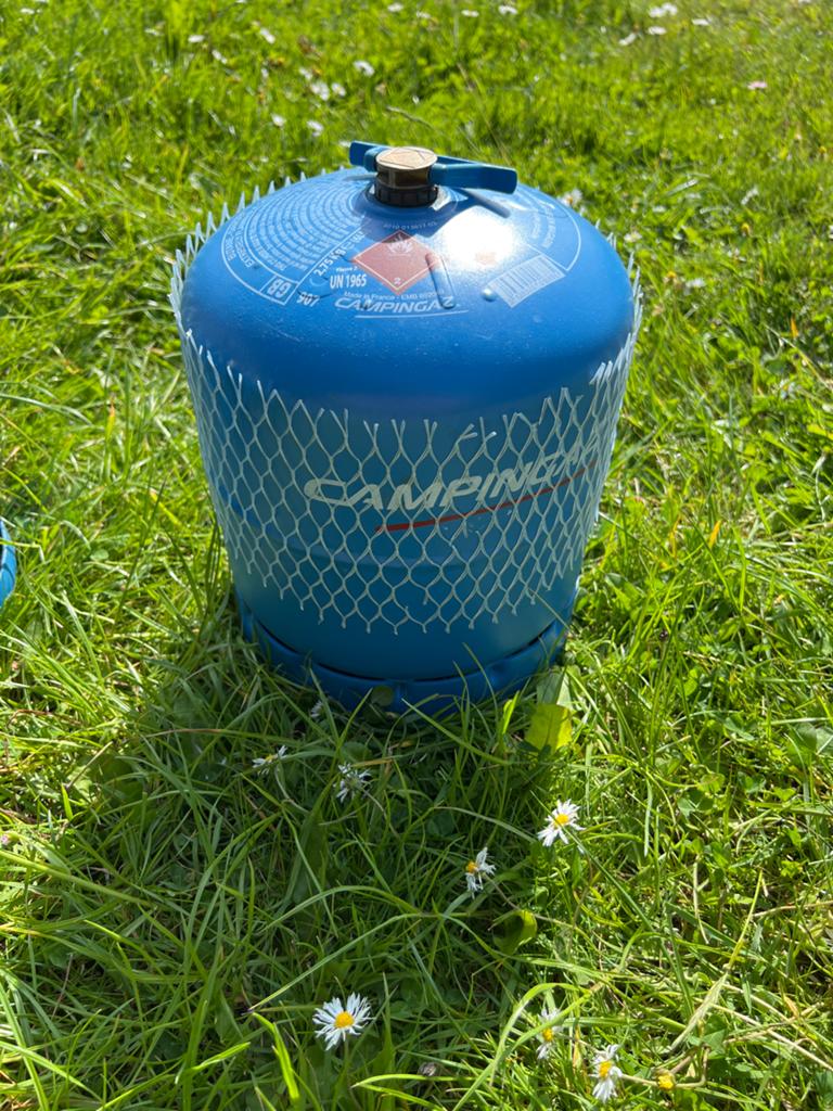 2x Campingaz gasfles met gas, Caravans en Kamperen, Ophalen, Gebruikt