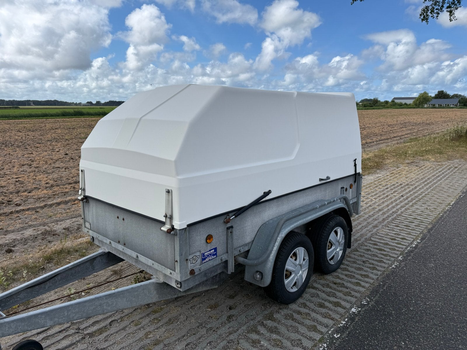 TOP bakwagen Tandemasser aanhanger geremd - Nieuwe remmen, Auto diversen, Ophalen, Gebruikt