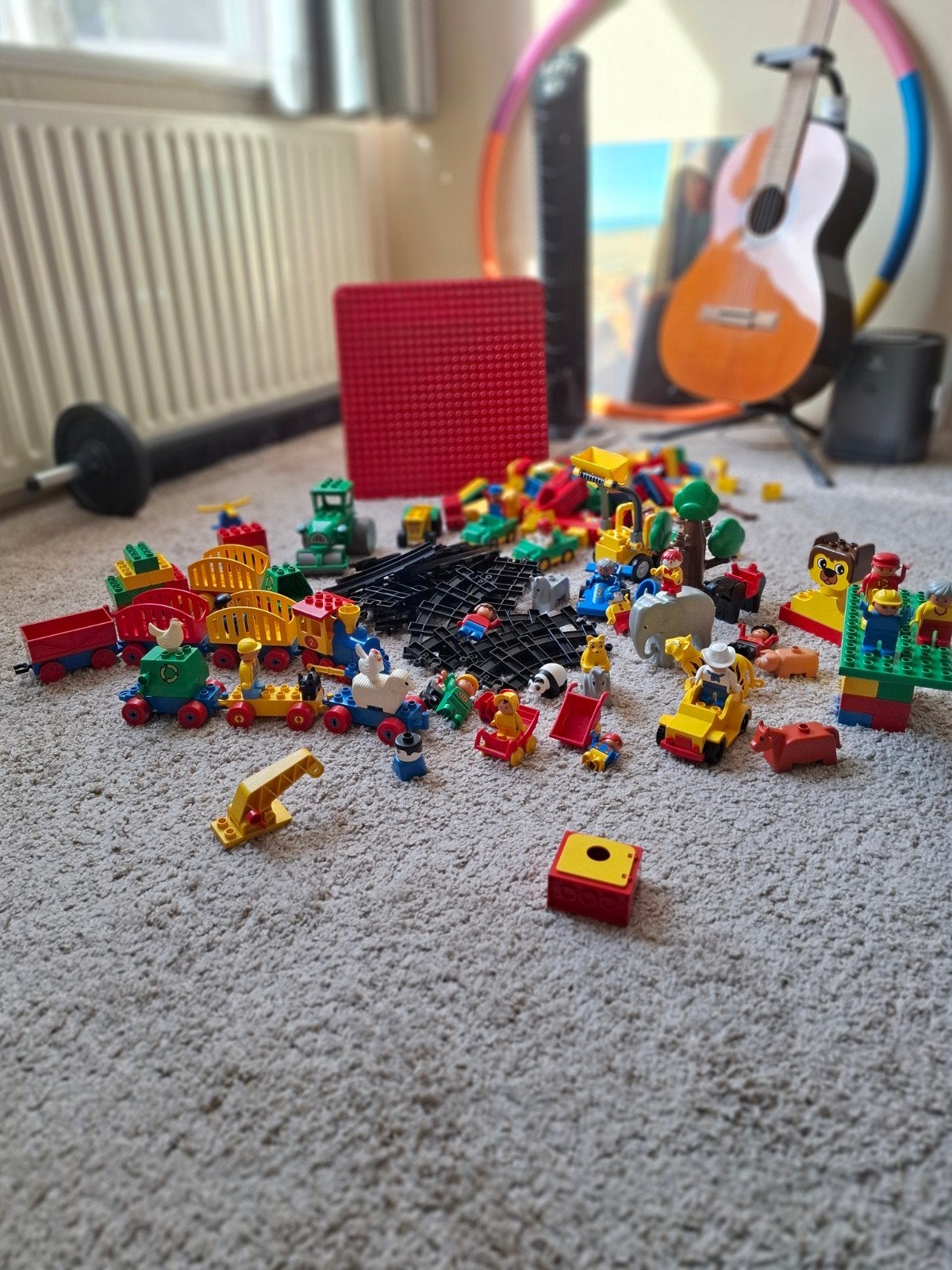 Grote Duplo collectie: treinbaan, circus, auto's en blokken