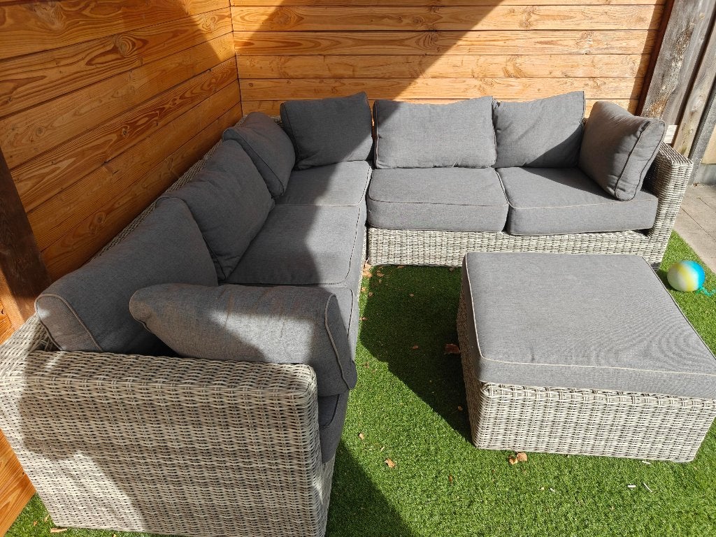 Loungehoekset Trentino van Wakefield, Tuin en Terras, Ophalen, 5 zitplaatsen, Gebruikt, Bank
