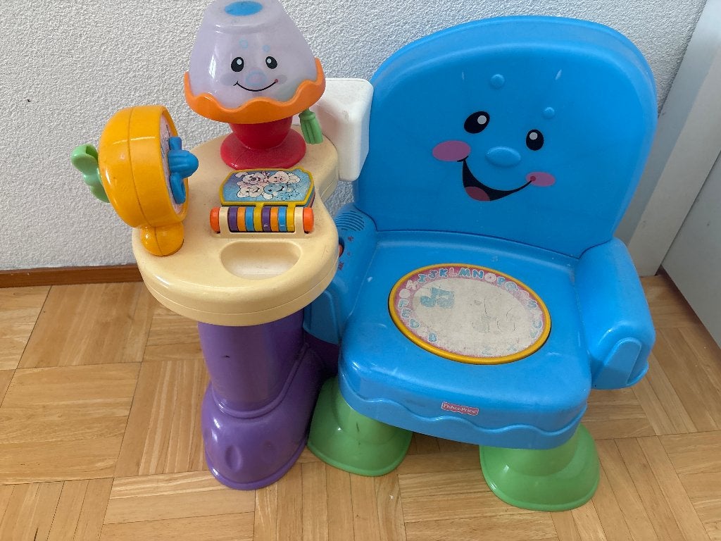 Stoeltje fisher price met licht en geluid, Ophalen, Gebruikt, Overige typen, Met licht