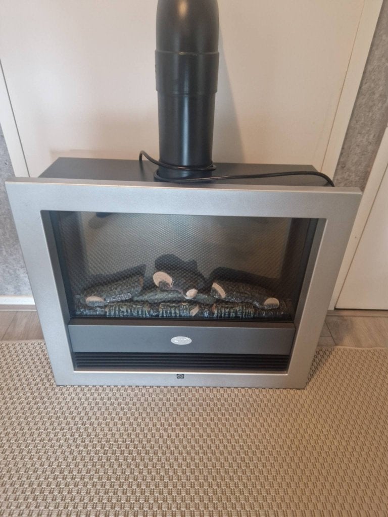 Sfeerkachel met verwarming., Ophalen, Zo goed als nieuw, Vrijstaande haard, Elektrische haard