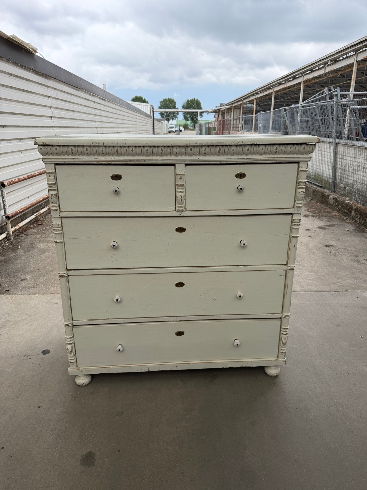 Grote Brocante ladekast, Antiek en Kunst, Ophalen