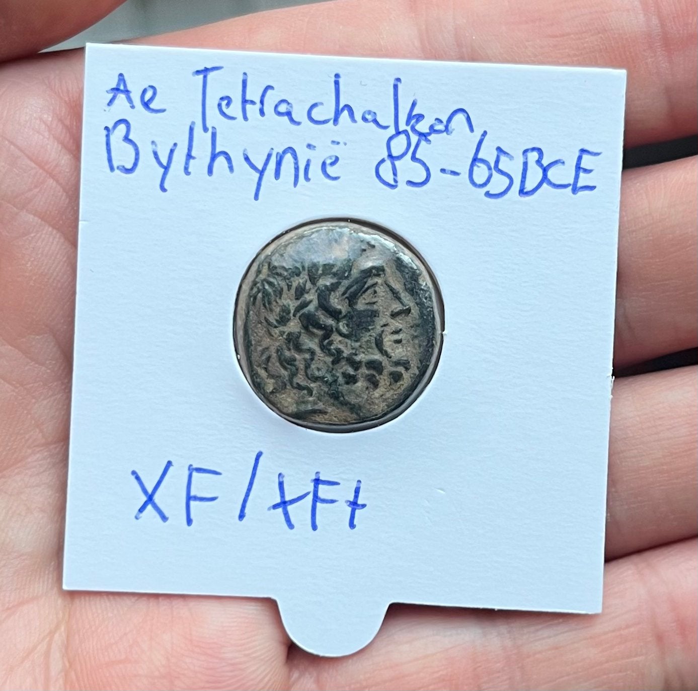 Ae Tetra Chalkon, Bithynie ca 85-65BC, Zeus naar rechts, Ophalen of Verzenden, Losse munt