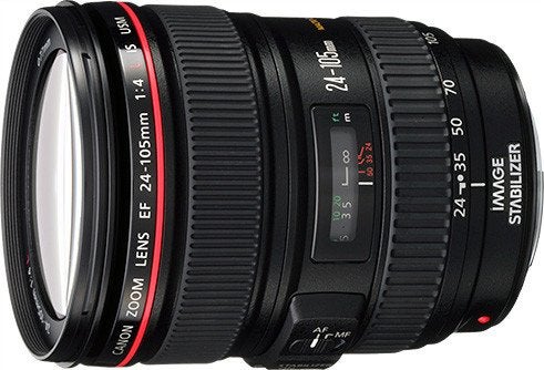 Canon EF zoomlens 24-105 mm IS USM, Audio, Tv en Foto, Fotografie | Lenzen en Objectieven, Ophalen, Canon, Telelens, Zo goed als nieuw