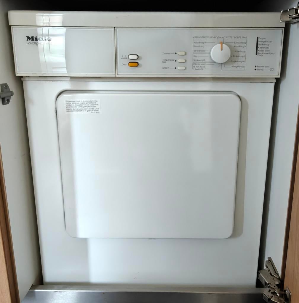 Miele Gasdroger Novotronic T478G, Ophalen, 6 tot 8 kg, Luchtafvoer, Voorlader