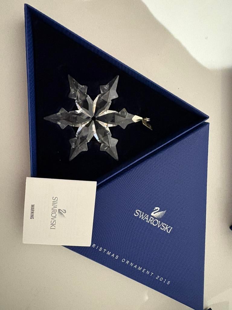 Swarovski kerst ster 2015, Ophalen of Verzenden, Zo goed als nieuw, Figuurtje