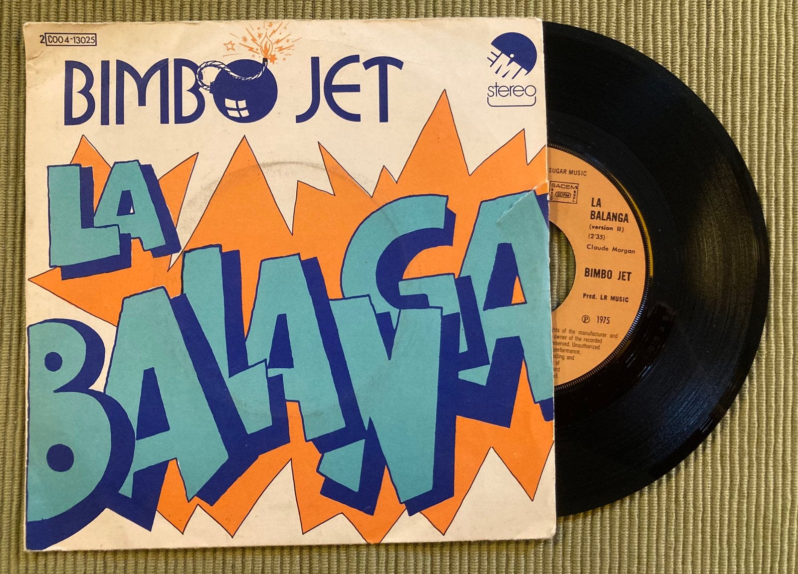 Vinyl single Bimbo Jet - La Balanga, Gebruikt, 7 inch, Ophalen of Verzenden, Dance en House
